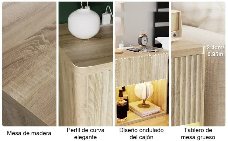 Buró de Madera de Roble