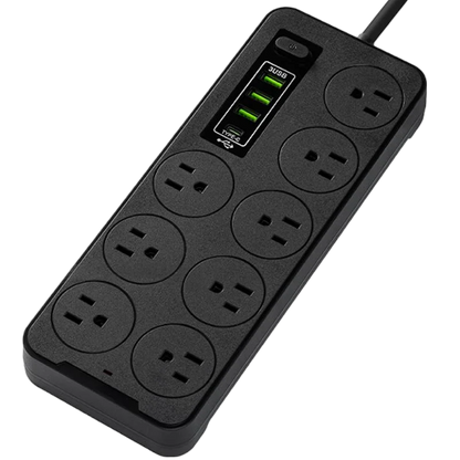 Multicontacto 8 Salidas con 3 USB y USB-C