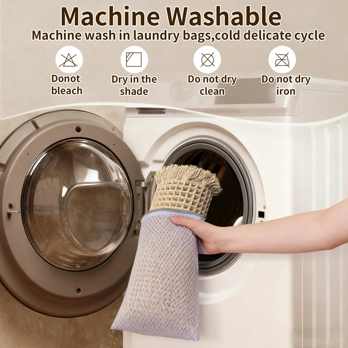 Tapete de Baño  – Antideslizante, Súper Absorbente y Lavable a Máquina