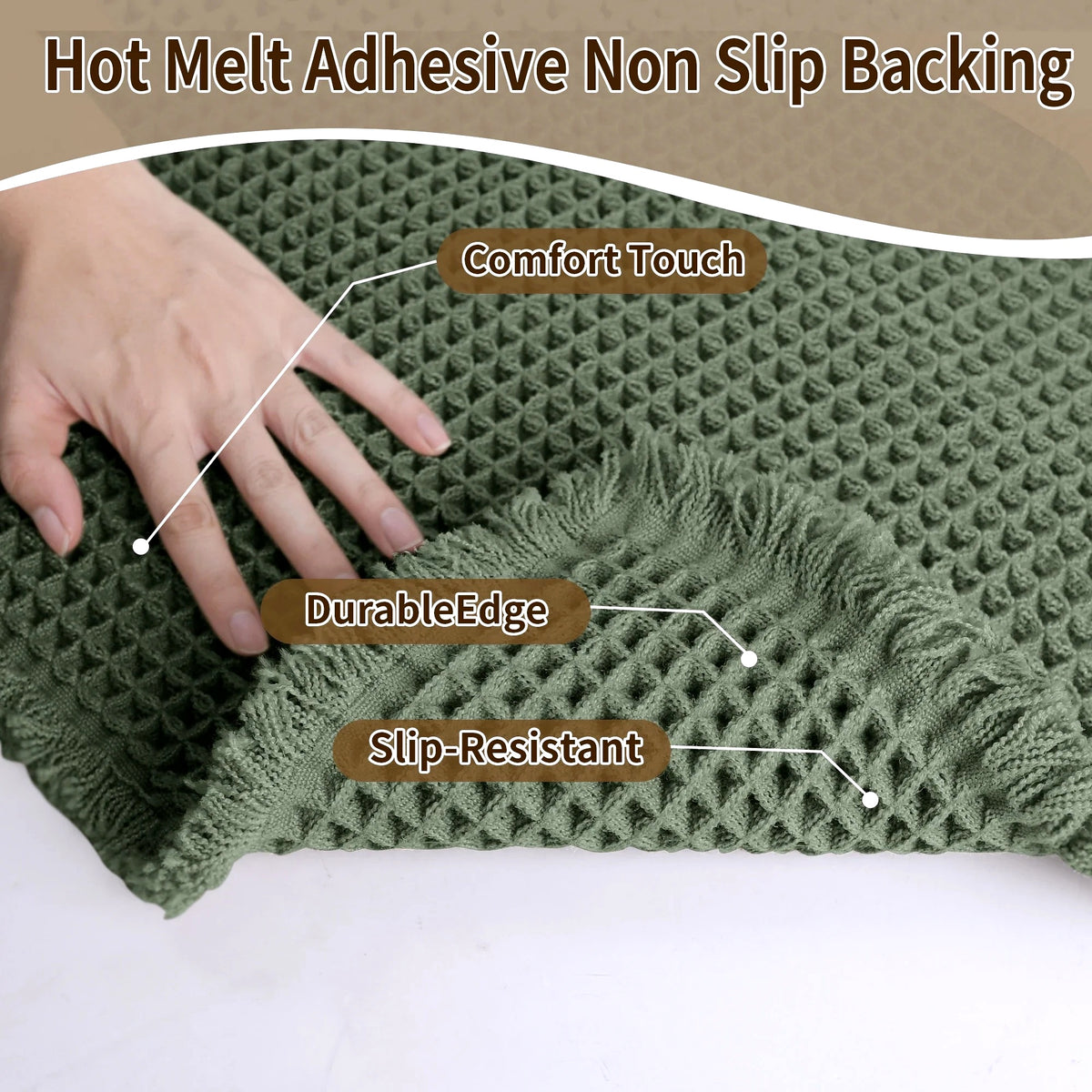 Tapete de Baño  – Antideslizante, Súper Absorbente y Lavable a Máquina