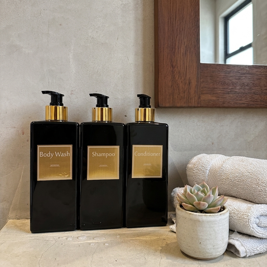 Set de 3 Dispensadores Recargables para Baño 500 ml