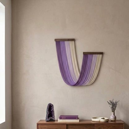 Tapiz Mural Bohemio con Flecos – Arte Colgante de Pared 200cm
