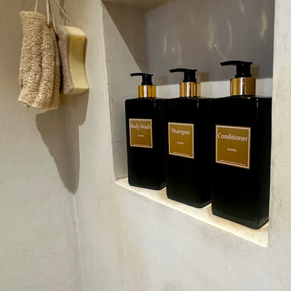 Set de 3 Dispensadores Recargables para Baño 500 ml