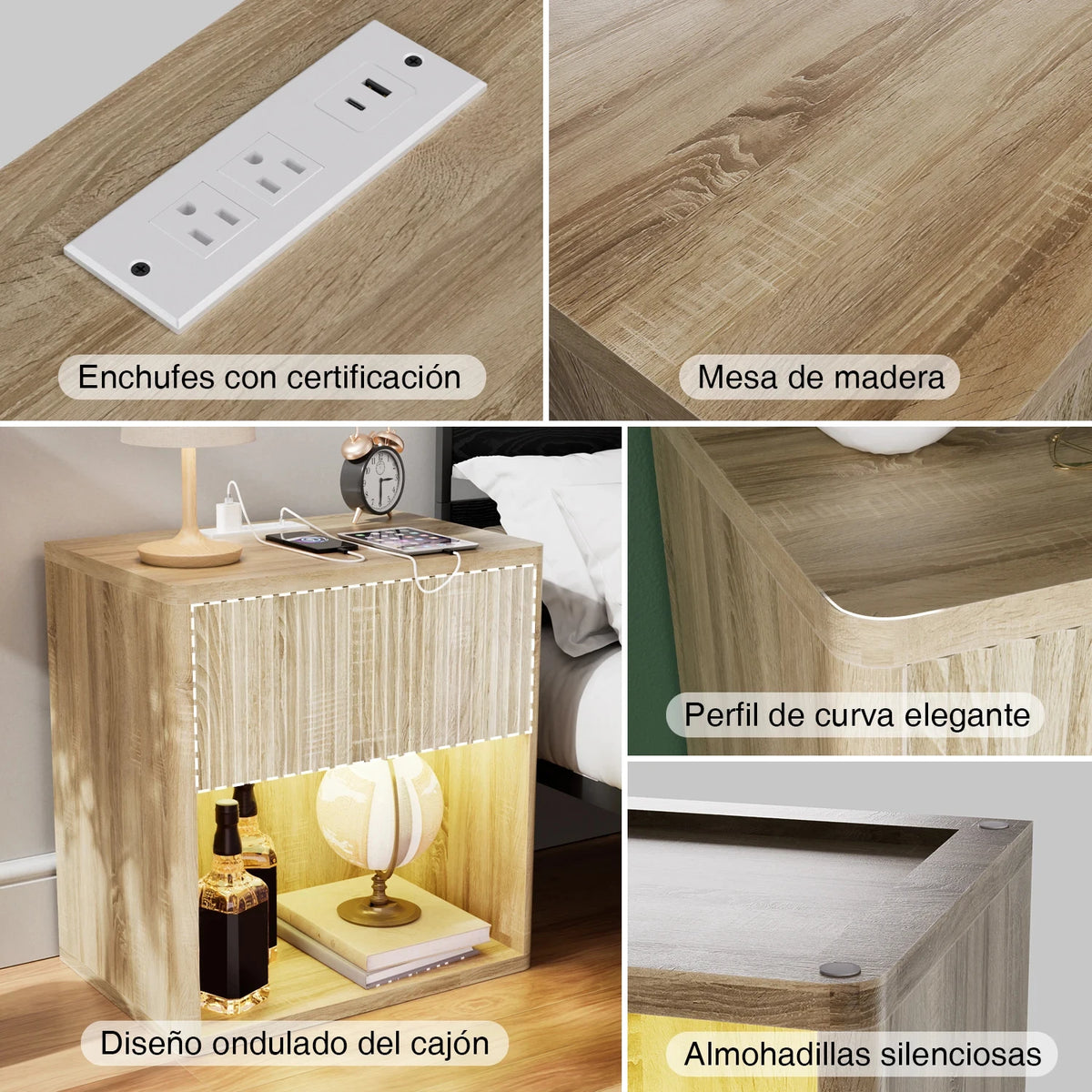 Buró de Madera de Roble