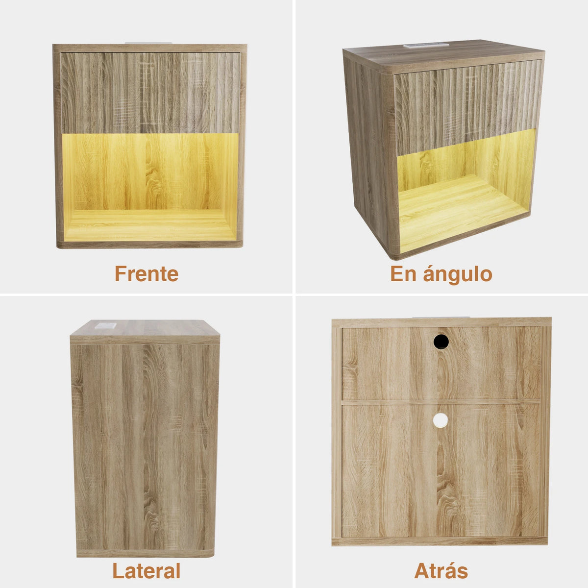 Buró de Madera de Roble