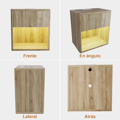 Buró de Madera de Roble