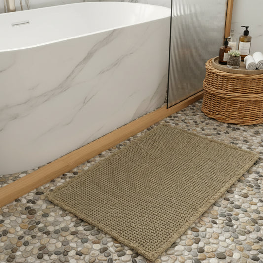 Tapete de Baño  – Antideslizante, Súper Absorbente y Lavable a Máquina